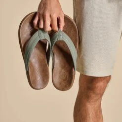 OluKai Hiapo - Odyssey Grey / Sahara -OluKai 10101 4DFM 104 M Hiapo OdysseyGreySahara