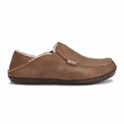 OluKai Moloā Slipper - Toffee / Dark Wood