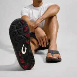 OluKai Kīpī - Dark Shadow -OluKai 10324 6C6C 106 M KIPI DkShadowDkShadow