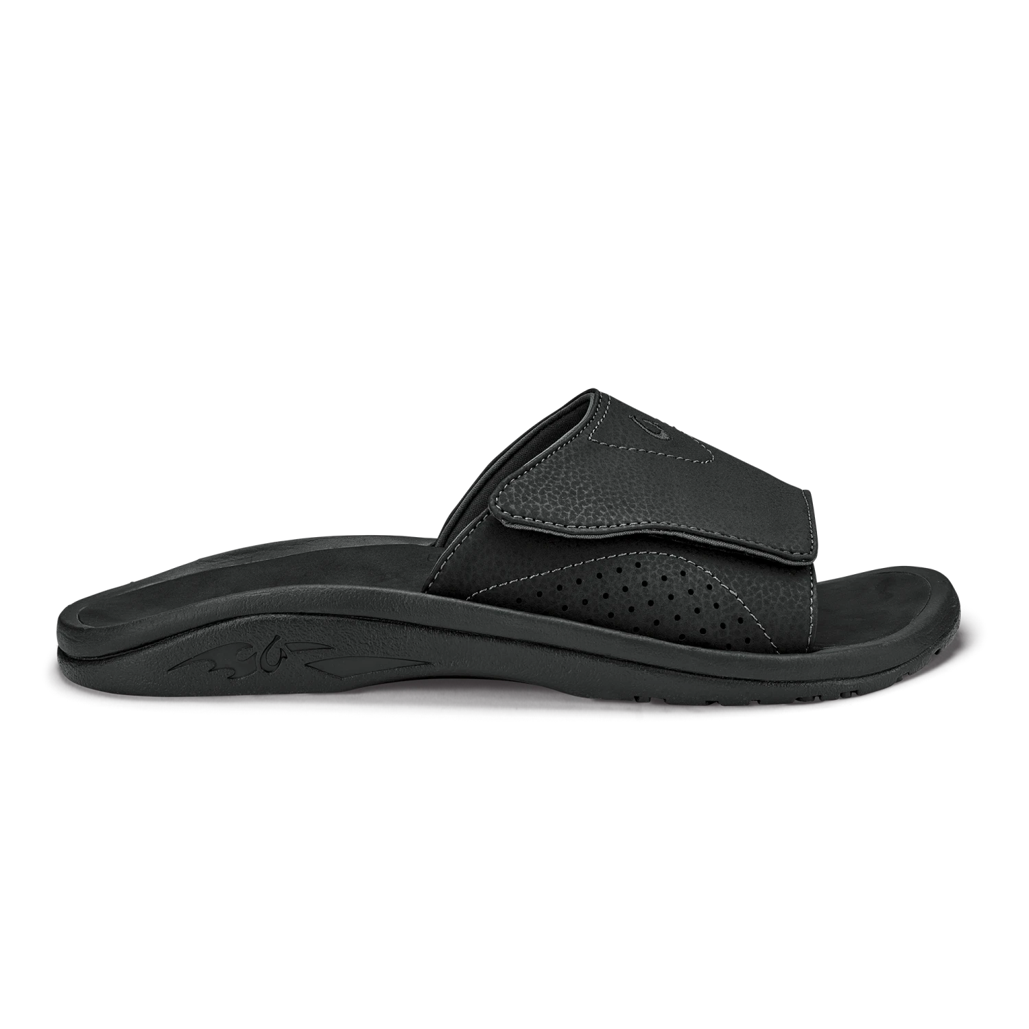 OluKai Nalu Slide - Black 3 OluKai Nalu Slide - Black