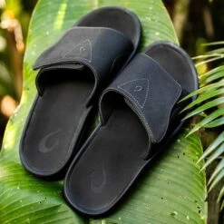 OluKai Nalu Slide - Black 12 OluKai Nalu Slide - Black -OluKai 10332 4040 102