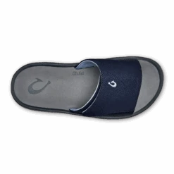 OluKai Nalu Slide - Trench Blue / Charcoal 16 OluKai Nalu Slide - Trench Blue / Charcoal -OluKai 10332 DE26 004 M NaluSlide TrbChr