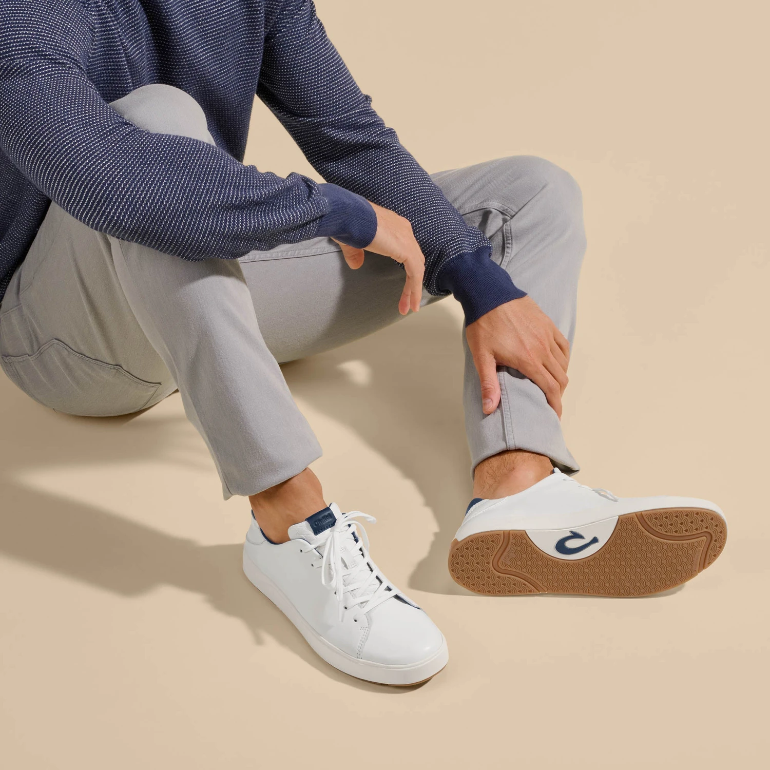 OluKai Lae‘ahi Lī ‘Ili - Bright White / Trench Blue 4 OluKai Lae‘ahi Lī ‘Ili - Bright White / Trench Blue - Image 2