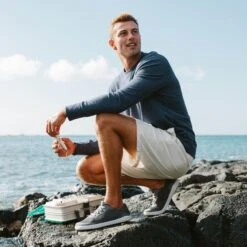 OluKai Moku Pae - Pavement / Vintage Blue -OluKai 10472 PVVN 102