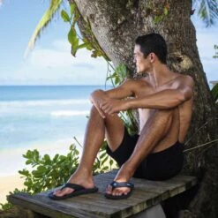 OluKai Ki‘i - Lava Rock / Bold Blue -OluKai 10549 LR5G 103