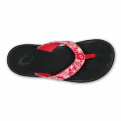 OluKai ‘Ohana - Lehua Flower / Onyx -OluKai 20110 LFOX 004 W Ohana LehuaFlowerOnyx