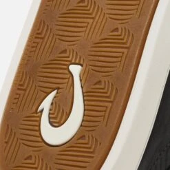 OluKai Pehuea Leather-Onyx / Onyx -OluKai 20329 OXOX 103