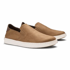 OluKai Pehuea Leather-Sahara / Toffee -OluKai 20329 FM33 003 W PEHUEALEATHER SaharaToffee