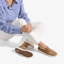 OluKai Pehuea Leather-Sahara / Toffee -OluKai 20329 FM33 102 W PEHUEALEATHER SaharaToffee