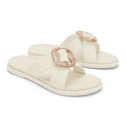 OluKai La‘i Slide - White Sand -OluKai 20511 WSWS 003 W LAISLIDE WhiteSandWhiteSand