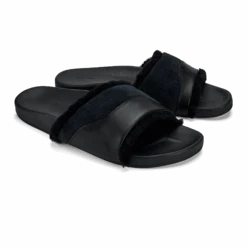 OluKai Hō‘ala Slide - Black -OluKai 20523 4040 003 W HoalaSlide BlackBlack