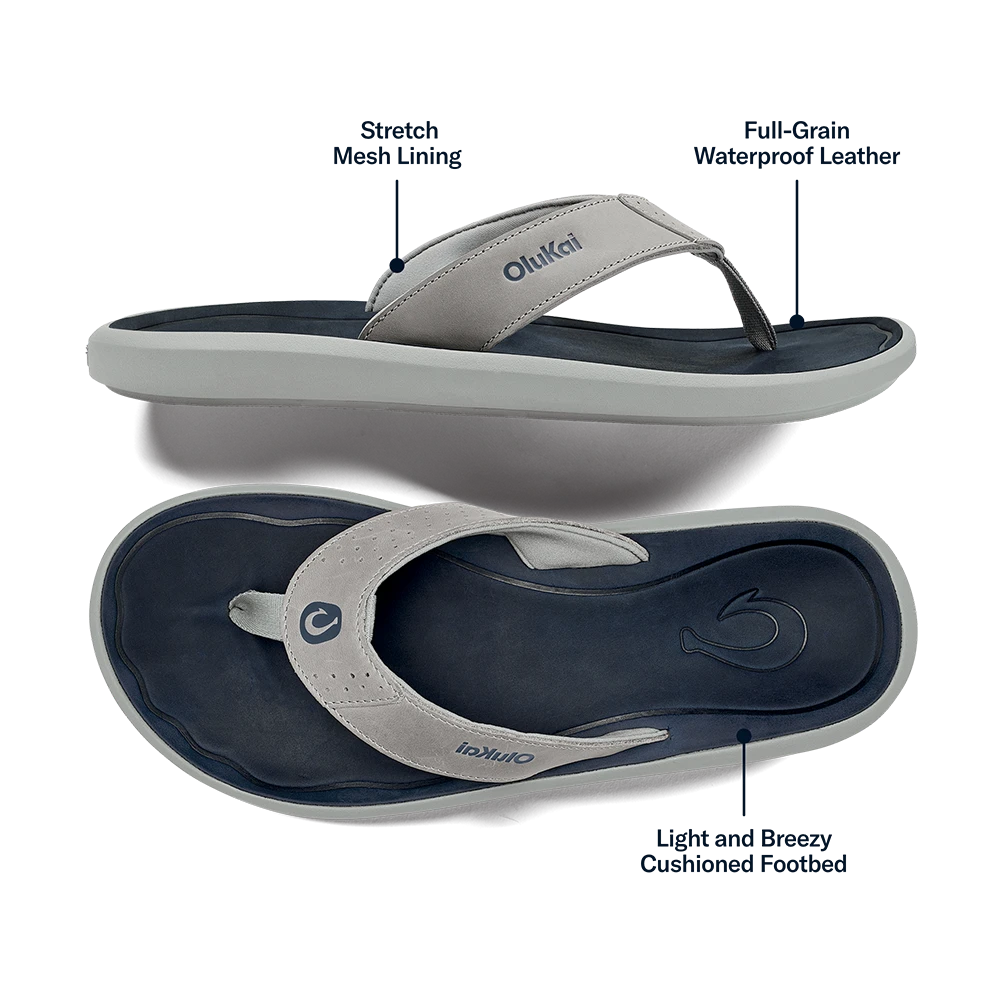 OluKai Pili - Ash / Mood Indigo 5 OluKai Pili - Ash / Mood Indigo - Image 3